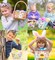 Easter Stickers - DIY Happy Easter Egg Bunny Sticker for Kids, Easter Crafts Stickers Kids Game Toys Gift Party Favor Supplies(24 Sheets)